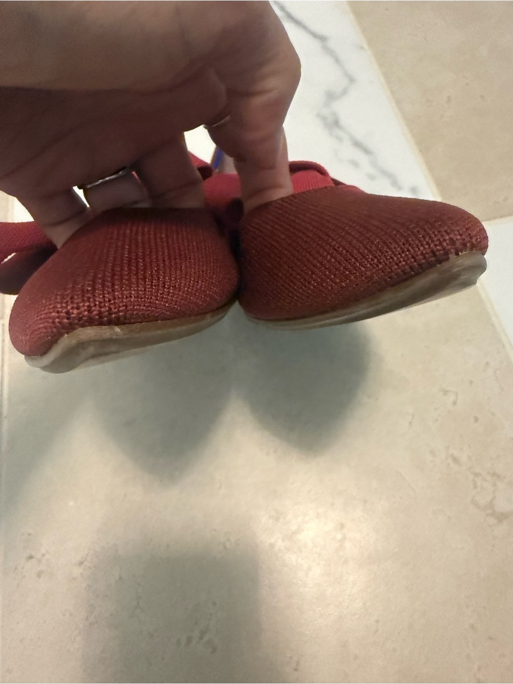 Rothy's Bow Point Flat in Cinnamon - Picture 8 of 11
